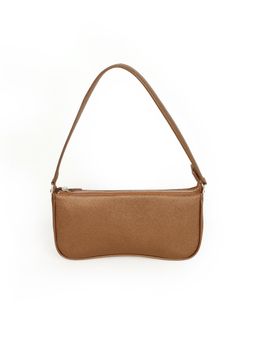 The House Of Ganges - Women Bronze Emily Vegan Leather Shoulder Bag (M)