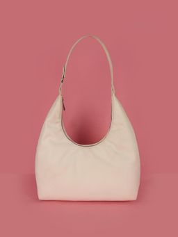 The House Of Ganges - Women Off White Solid Katie Shoulder Bag (M)