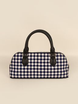 The House Of Ganges - Women Navy Blue Everly Textured Handbag (M)