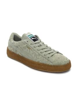 puma suede crepe canvas sneakers
