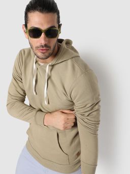 Campus Sutra - Men Full Sleeve Hooded Sweatshirt
