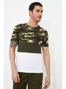 Trendyol - Man Khaki T-Shirt