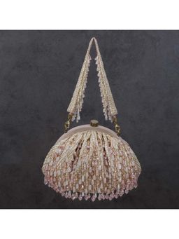 Lovetobag - Opal Soft Pouch Rose Quartz Pink with Handle