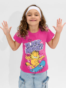 The Souled Store - Slick Moves Young Girls Cotton T-Shirt