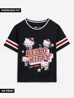 The Souled Store - Kitty Gang Girls Cotton Oversized T-Shirt