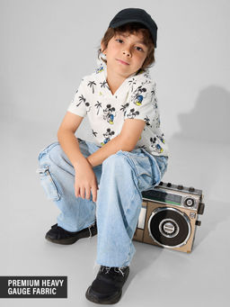 The Souled Store - Beach Vibes Boys Hooded T-Shirt