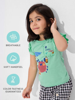 The Souled Store - Green Chill Crab Girls T-Shirt