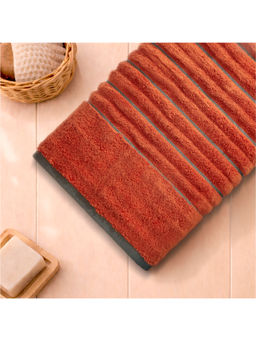 SPACES - Orange Exotica Cotton 575 Gsm Dobby Weave Premium Bath Towel
