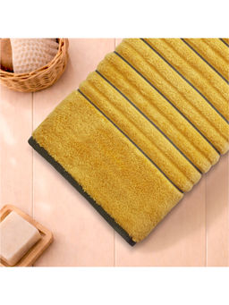 SPACES - Yellow Exotica Cotton 575 Gsm Dobby Weave Premium Bath Towel