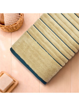 SPACES - Brown Exotica Cotton 575 Gsm Dobby Weave Premium Bath Towel