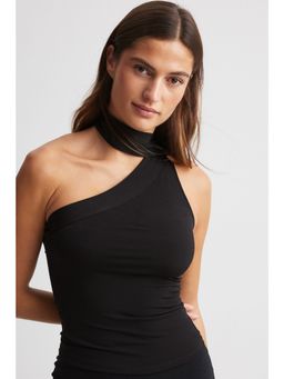 NA-KD - Black Scarf Top