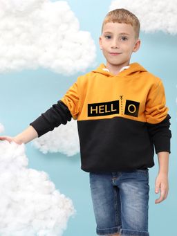 Instafab - Boys Colorblock & Printed Hooded Sweatshirts