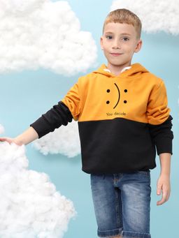 Instafab - Boys Colorblock & Printed Hooded Sweatshirts