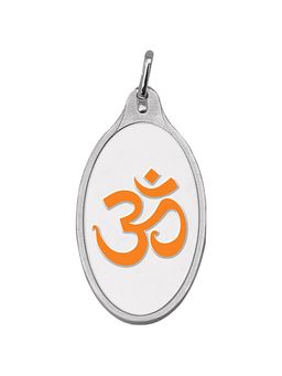 Kundan - 5.11 gm (999.9) Om Silver Colour Pendant