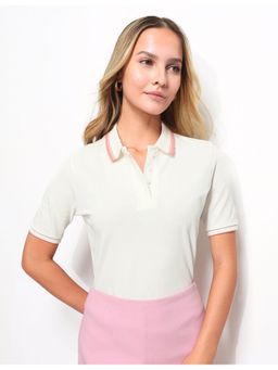 U.S. POLO ASSN. - Regular Fit Scalloped Edge Polo T-Shirt