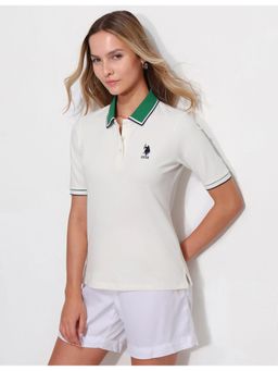 U.S. POLO ASSN. - Regular Fit Contrast Collar Polo T-Shirt