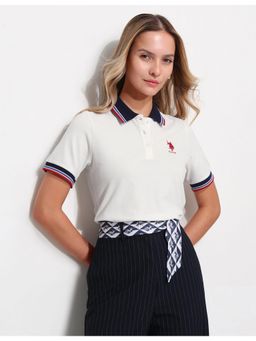 U.S. POLO ASSN. - Regular Fit Contrast Collar Polo T-Shirt