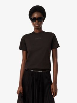 Lacoste - Brown Print Cotton T-Shirt