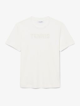 Lacoste - White Tennis Embroidery T-Shirt