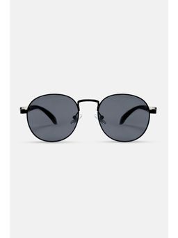 Snitch - Round Full Rim Grey Lens Sunglasses