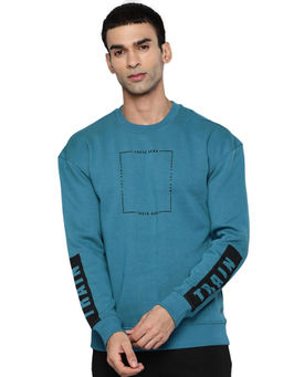Alcis - Men Casual Teal Sweatshirts
