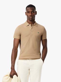 Lacoste - Slim Fit Stretch Pique Polo T-Shirt- Beige