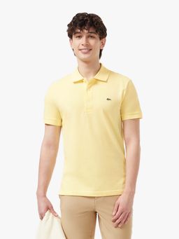 Lacoste - Slim Fit Stretch Pique Polo T-Shirt- Yellow