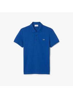 Lacoste - Slim Fit Stretch Petit Pique Polo T-Shirt- Blue