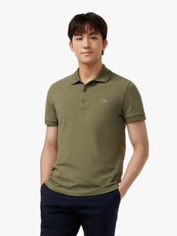 Lacoste - Slim Fit Stretch Petit Pique Polo T-Shirt- Green