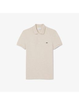 Lacoste - Slim Fit Stretch Mini Pique Polo T-Shirt- Beige