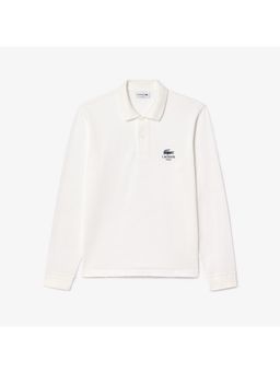 Lacoste - Classic Fit Long Sleeved L.12.12 Polo T-Shirt- White
