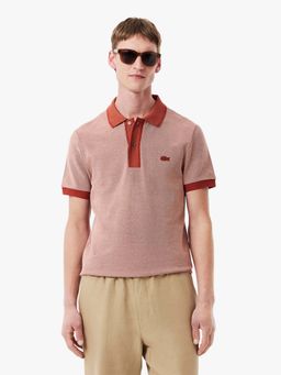 Lacoste - Regular Fit Caviar Pique Polo T-Shirt- Brown