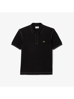 Lacoste - Classic Fit L.12.12 Heavy Petit Pique Polo T-Shirt- Black