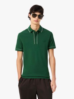 Lacoste - Regular Fit Paris Stretch Pique Polo T-Shirt- Green