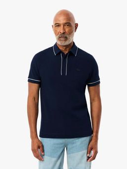 Lacoste - Regular Fit Paris Stretch Pique Polo T-Shirt- Navy Blue