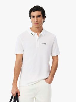 Lacoste - Regular Fit L.12.12 Champs-Elysees Edition Polo T-Shirt- White