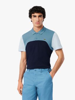 Lacoste - Regular Fit L.12.12 Colour-Block Polo T-Shirt- Blue