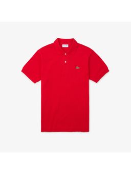 Lacoste - Classic Fit L.12.12 Heavy Pique Polo T-Shirt- Red