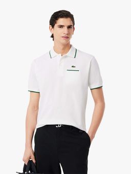 Lacoste - Classic Fit Pocket Accent L.12.12 Polo T-Shirt- White