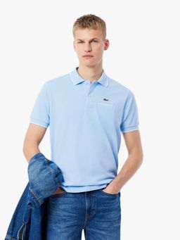 Lacoste - Classic Fit Pocket Accent L.12.12 Polo T-Shirt- Blue