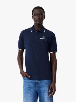Lacoste - Classic Fit Pocket Accent L.12.12 Polo T-Shirt- Navy Blue