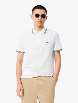 Lacoste - Regular Fit Trim Accent L.12.12 Polo T-Shirt- White