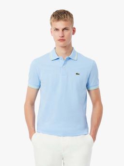 Lacoste - Regular Fit Trim Accent L.12.12 Polo T-Shirt- Blue