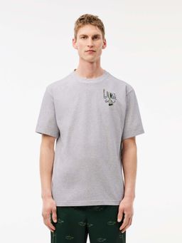 Lacoste - Loose Fit Ultra Dry Cotton Golf T-Shirt- Grey