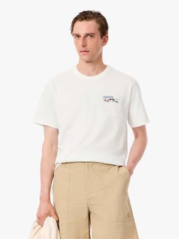 Lacoste - Multi Print T-Shirt- White