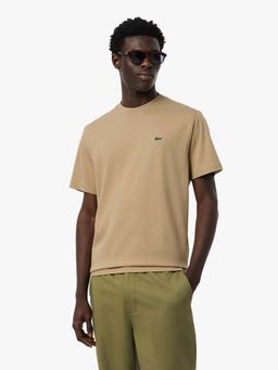 Lacoste - Cotton T-Shirt- Beige