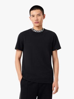 Lacoste - Jacquard Branded Pique T-Shirt- Black