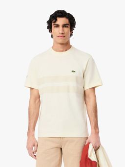 Lacoste - Heavy Mesh Band T-Shirt- White