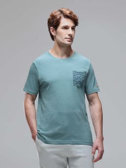 U.S. POLO ASSN. - Men Blue Breathable Comfort Fit Oee18 Lounge T-Shirt