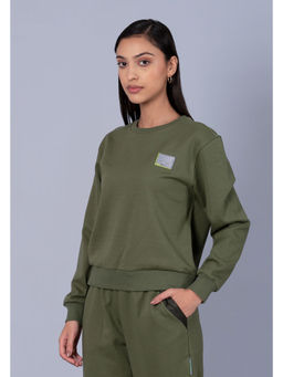 Muvazo - Women Leaf Clover Feeling Of Serenity Sweatshirt